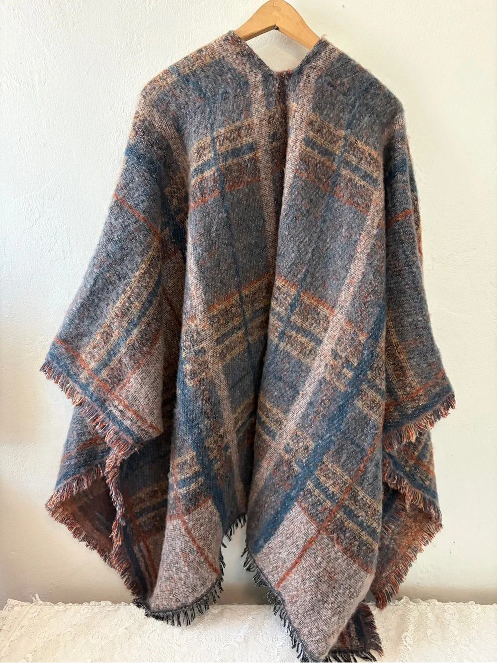 Cost Plus World Market cozy plaid
